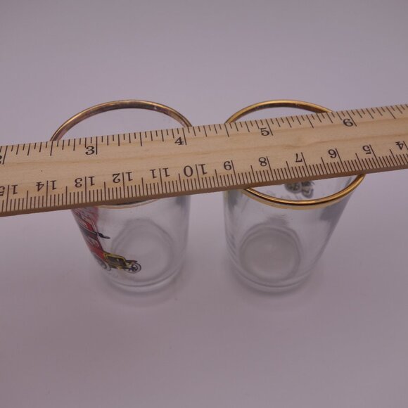 Set of Six Shillibeer Omnibus Hancocks Steam Coach London Omnibus Shot Glasses - Picture 10 of 14